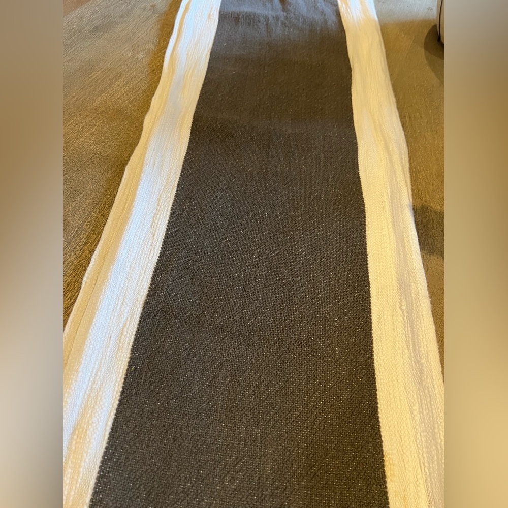 West Elm textured Table Runner 80 inch